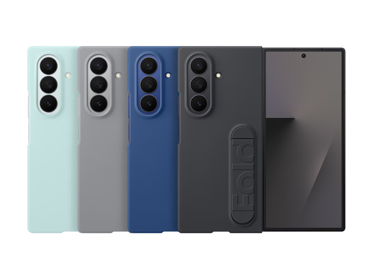 Samsung Galaxy Z Fold7 Silicone Case With Anti-reflecting Screen Protector Film - South Port™