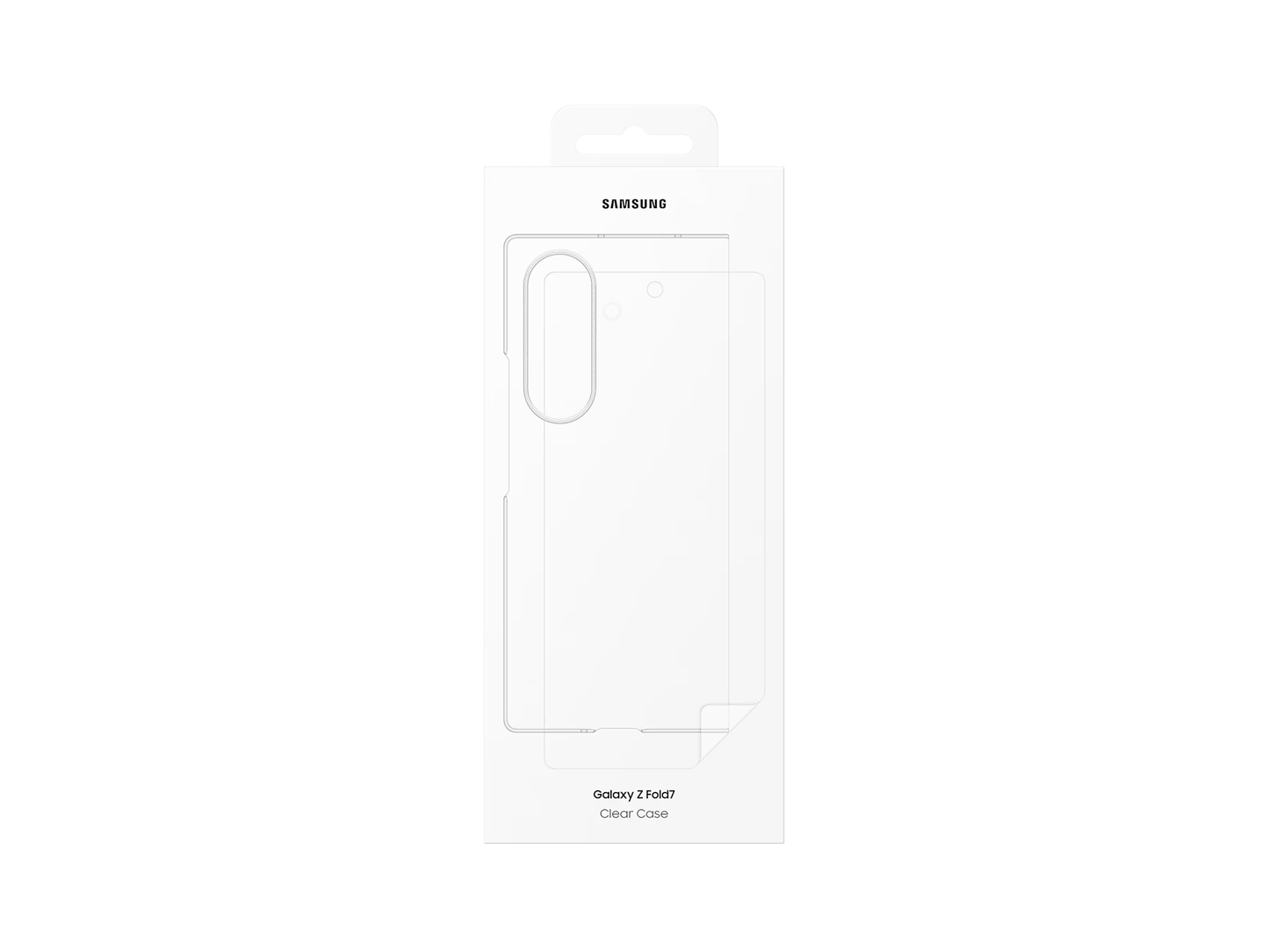 Samsung Galaxy Z Fold7 Clear Case With Anti-reflecting Screen Protector Film - South Port™