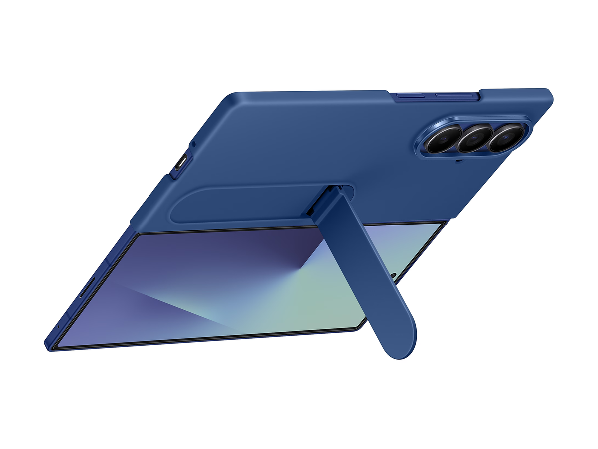 Samsung Galaxy Z Fold7 Silicone Case With Anti-reflecting Screen Protector Film - South Port™