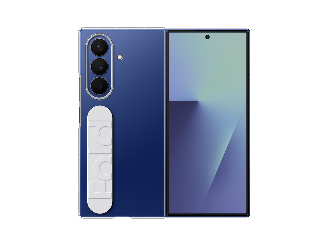 Samsung Galaxy Z Fold7 Clear Grip Case With Anti-reflecting Screen Protector Film - South Port™