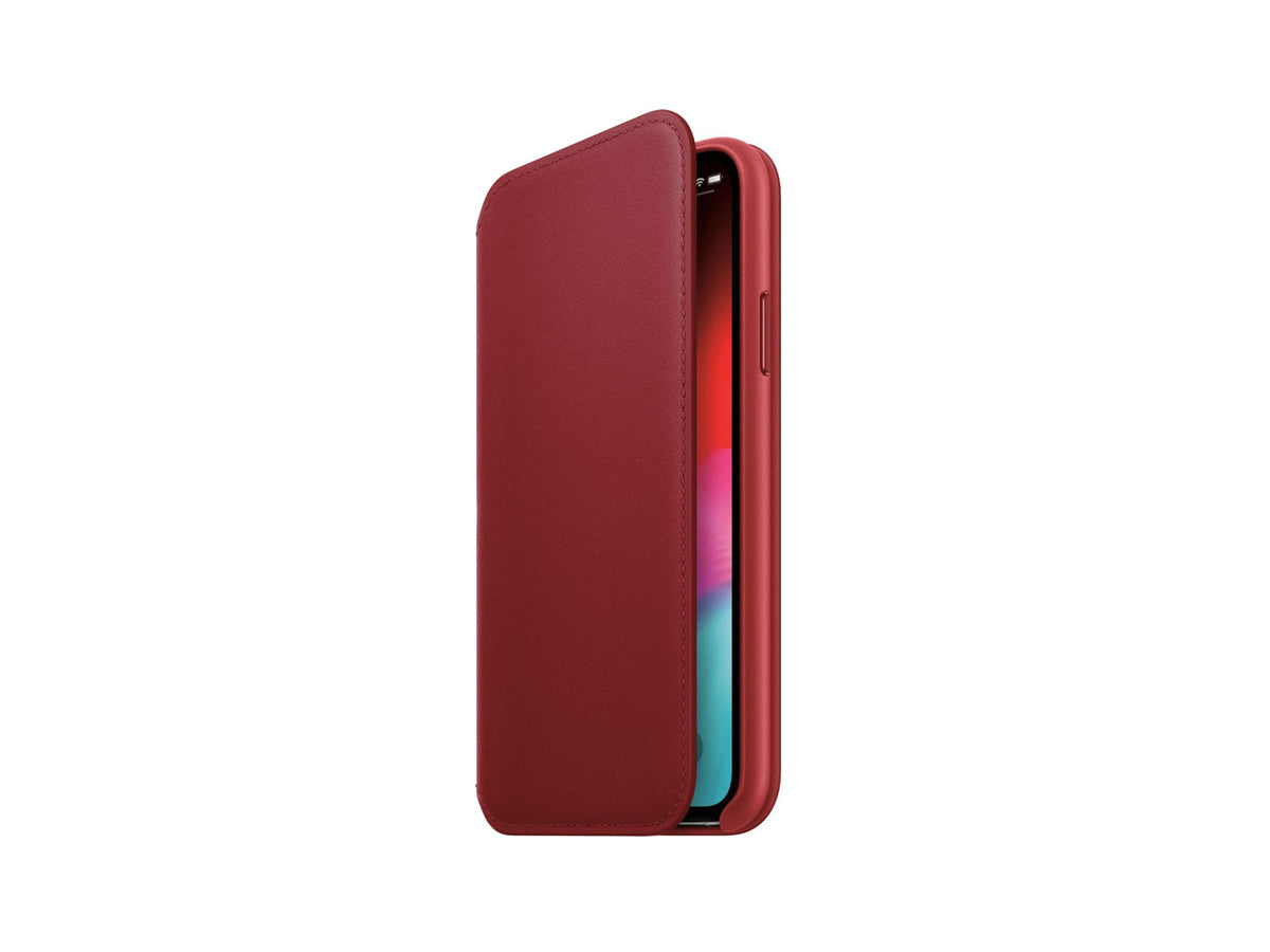 Apple iPhone XS Leather Folio Case - Made By Apple - South Port™