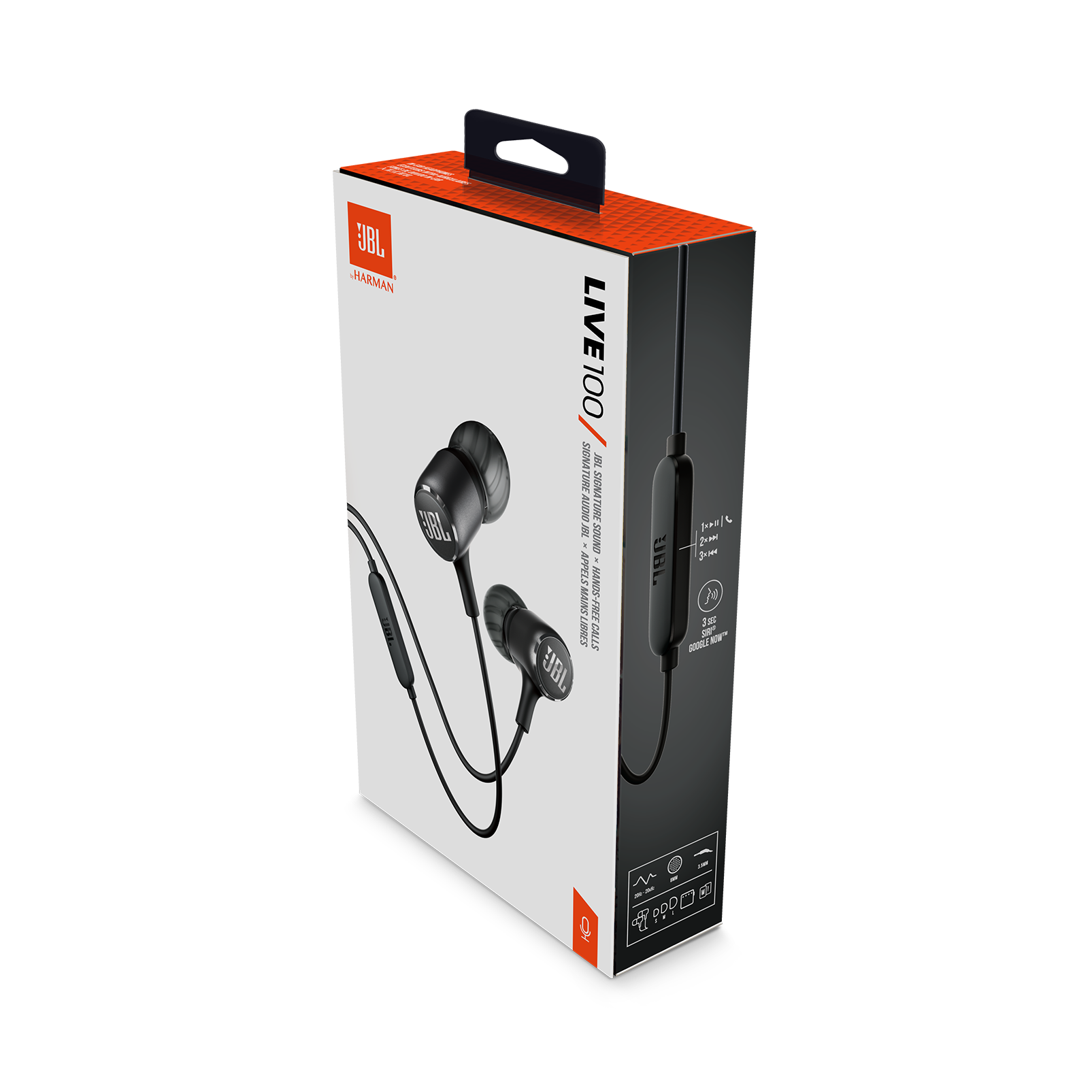 JBL LIVE100 Earphones - South Port™