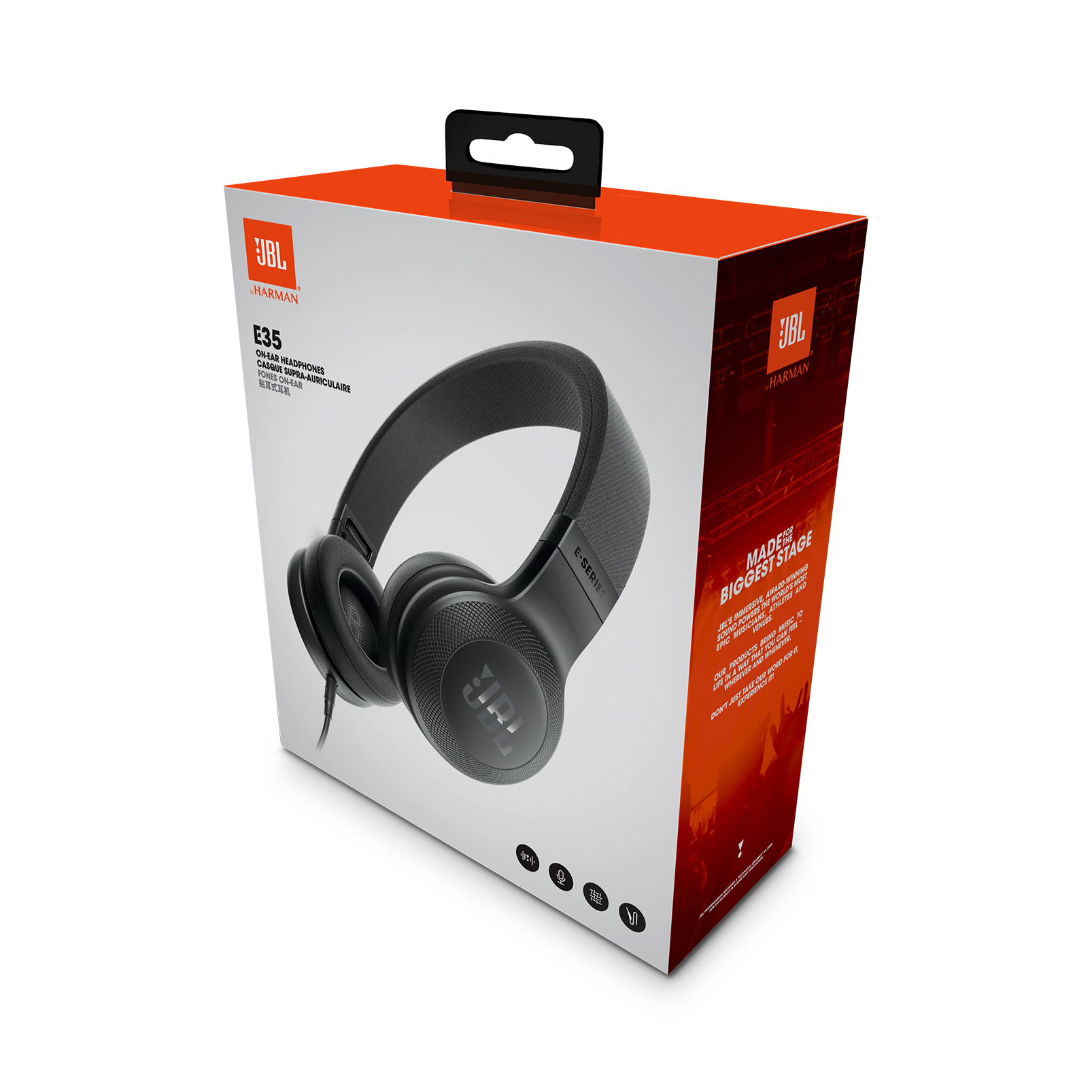 JBL On Ear Headphones E35 with Mic - South Port™